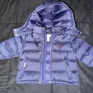 Polo by Ralph Lauren Blue Kids Puffer Jacket